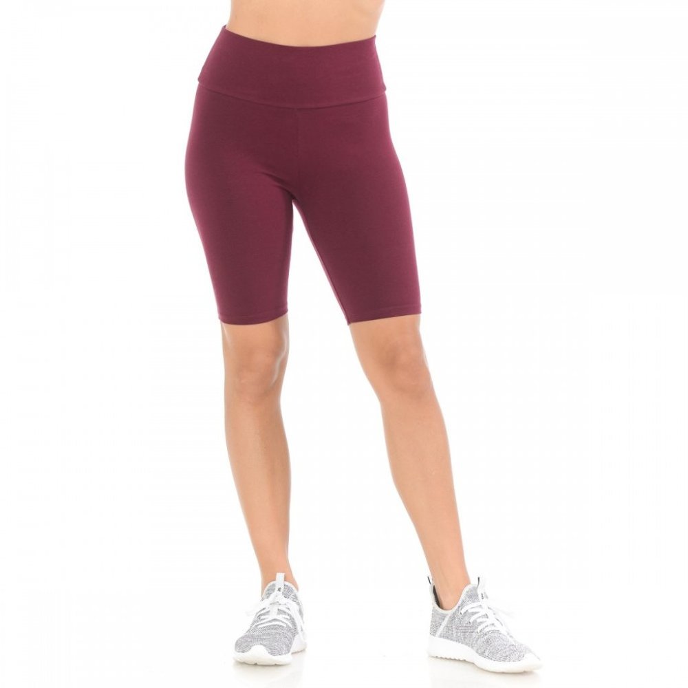 WOMEN’S HIGH WAIST KNIT BIKE SHORTS